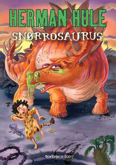 Omslag av "Herman Hule 2: Snørrosaurus"