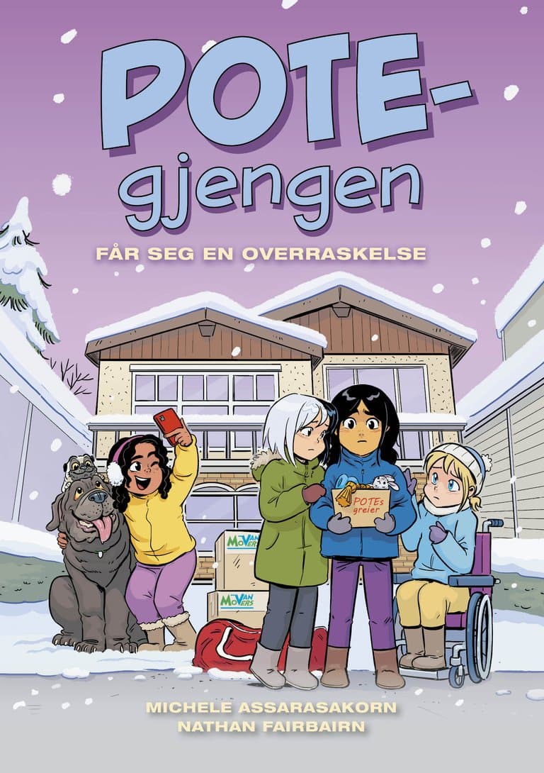 Omslag POTE-gjengen får seg en overraskelse av Michele Assarasakorn og Nathan Fairbairn (Innbundet)