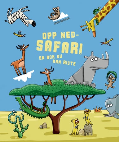 Omslag av "Opp ned-safari"