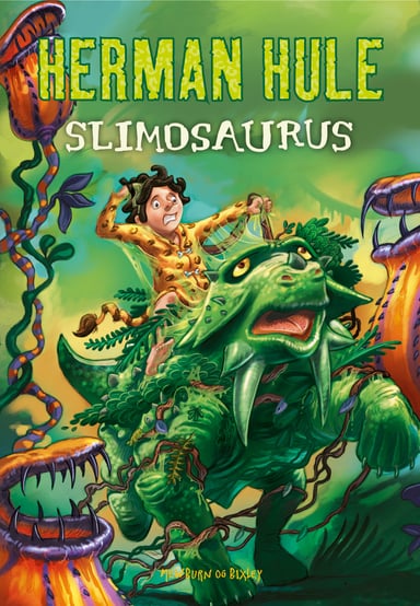 Omslag av "Herman Hule 7: Slimosaurus"