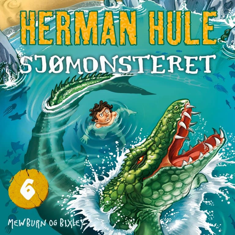 Omslag Herman Hule - Sjømonsteret av Kyle Mewburn (Lydbok)