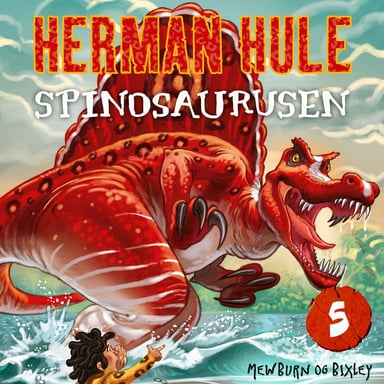 Omslag av "Herman Hule - Spinosaurusen"