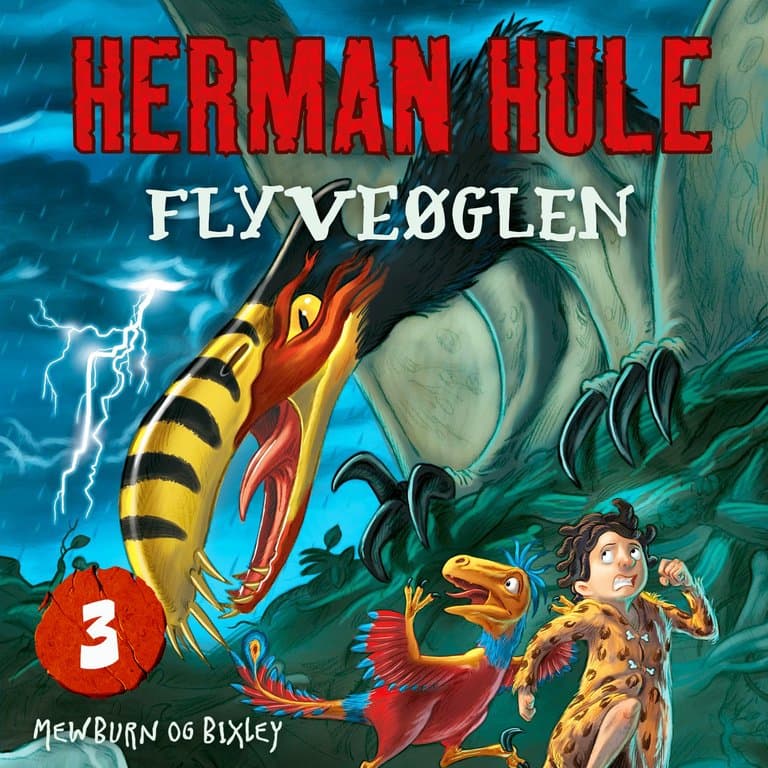 Omslag Herman Hule - Flyveøglen av Kyle Mewburn (Lydbok)