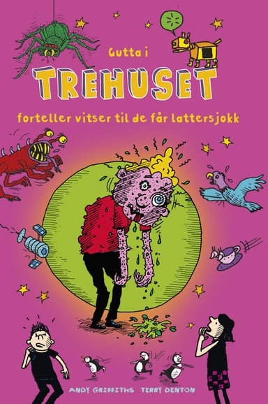 Omslag av "Gutta i trehuset forteller vitser til de får lattersjokk"