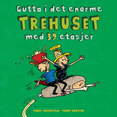 Omslag av "Gutta i det enorme trehuset med 39 etasjer"
