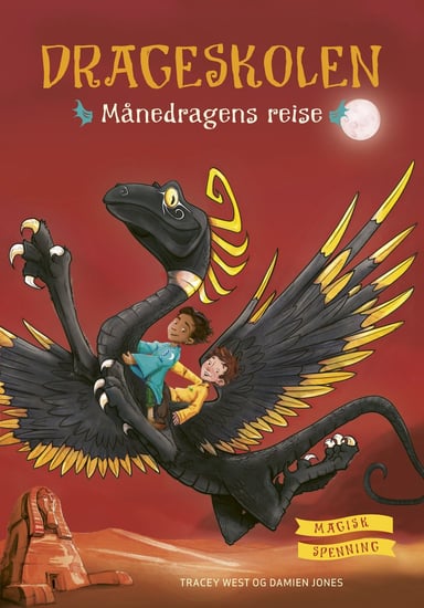 Omslag av "Drageskolen 6: Månedragens reise"
