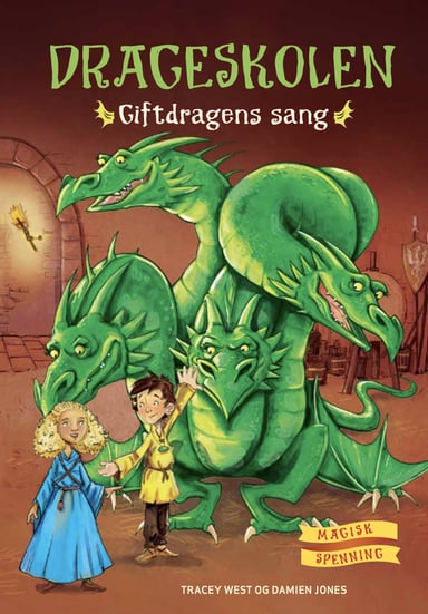 Omslag av "Drageskolen 5: Giftdragens sang"