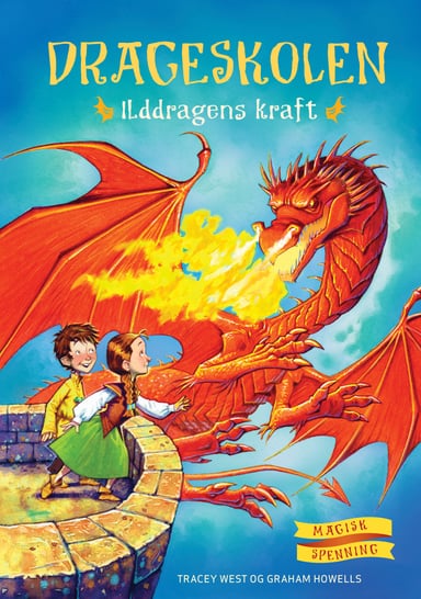 Omslag av "Drageskolen 4: Ilddragens kraft"