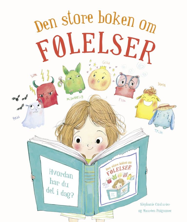 Omslag Den store boken om FØLELSER av Stéphanie Couturier (Innbundet)
