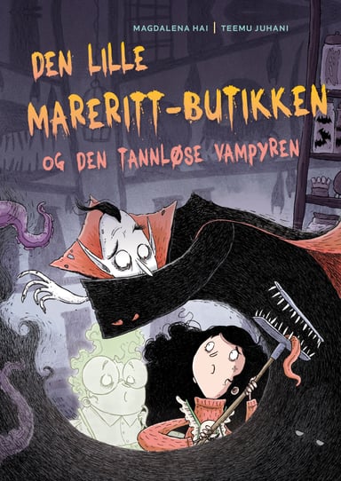 Omslag av "Den lille mareritt-butikken og den tannløse vampyren"