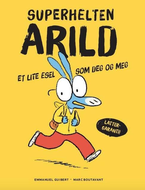Omslag Superhelten Arild av Emmanuel Guibert (Innbundet)