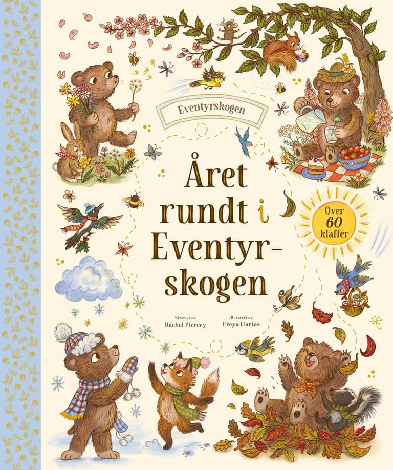 Omslag Året rundt i Eventyrskogen av Rachel Piercey (Innbundet)