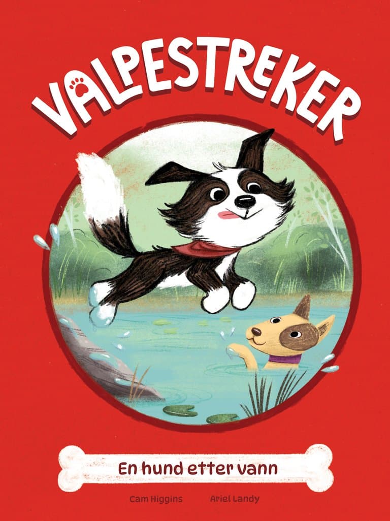 Omslag Valpestreker 5: En hund etter vann av Cam Higgins (Innbundet)