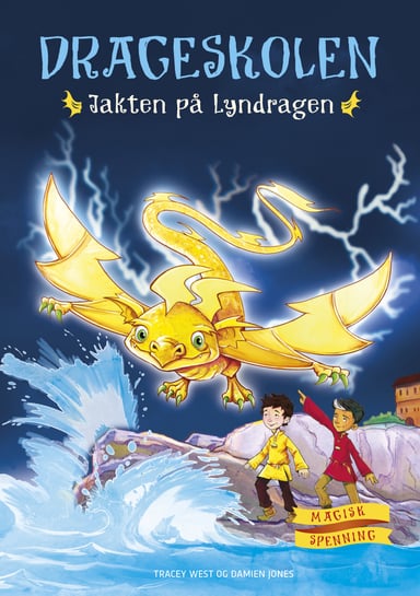 Omslag av "Drageskolen 7: Jakten på lyndragen"